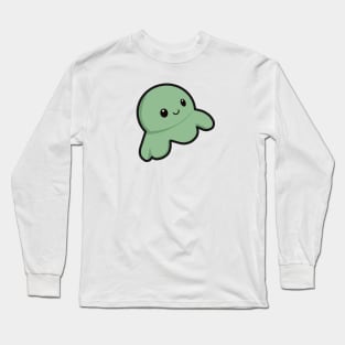 Light Green Octopus Long Sleeve T-Shirt